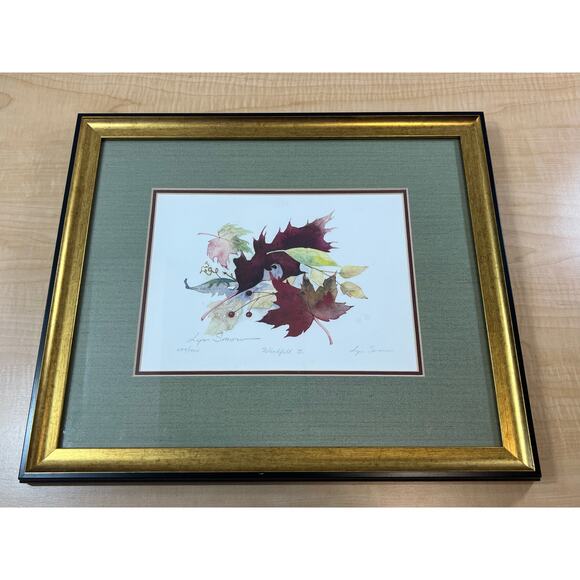 Windfall II Lyn Snow Signed Copy Professionally Framed And Matted - Picture 2 of 4